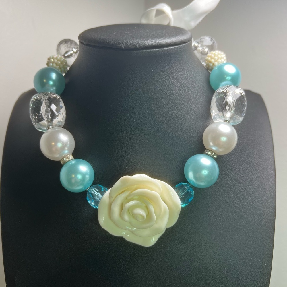 Colorful Kids Acrylic Beaded Necklace D13